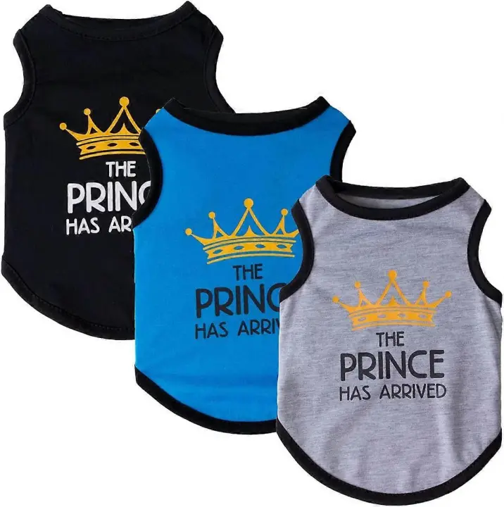 Paquete de 3 camisas para perros pequeños, ropa de verano para perros, trajes para perros, sudadera para cachorros para Chihuahua Yorkies, chaleco bonito para perros para hombres, ropa para mascotas, gato A - 1
