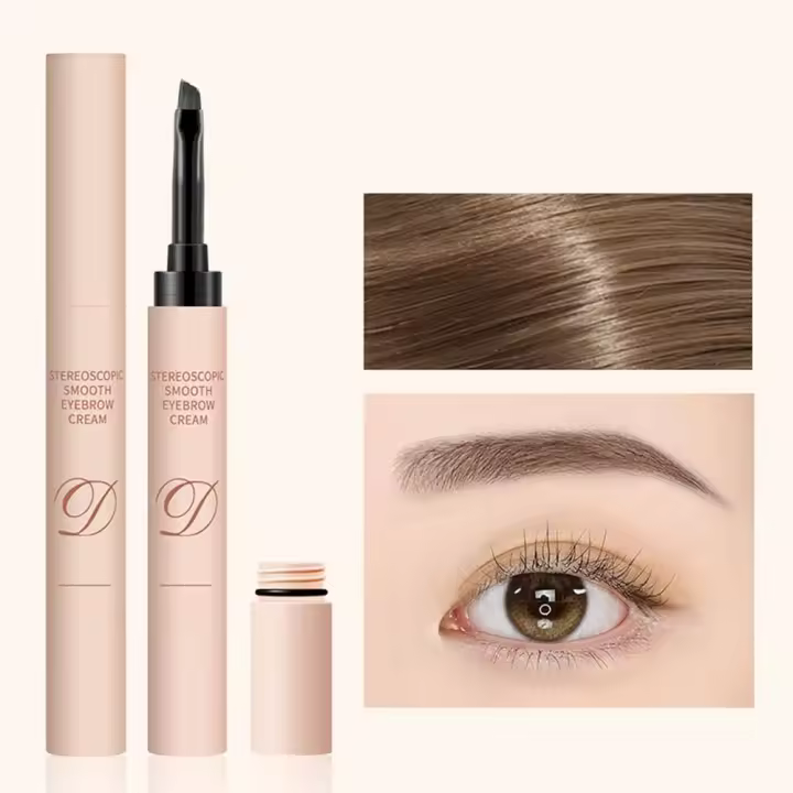 Crema para teñir cejas duradera y duradera, herramienta de maquillaje resistente al sudor, Gel multifuncional para cejas a prueba de manchas, crema para mujer - 1