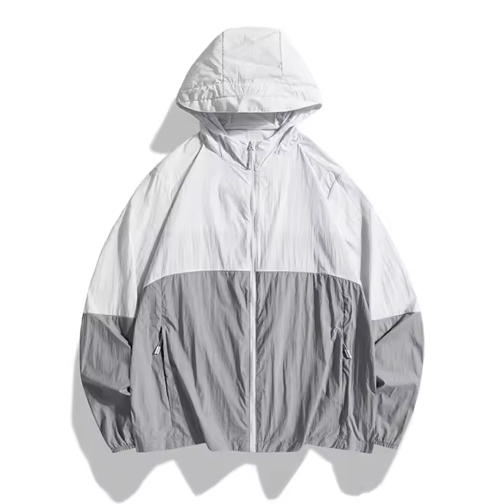 Chaqueta de Protección Solar UPF 50+ para Hombres Cuerpo Completo con Capucha - 1