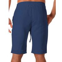 Pantalones cortos de lino y algodón de talla grande 5XL para hombre Cómodos y transpirables para el verano - details 2