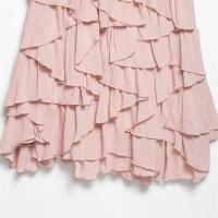 Vestido corto informal con tirantes sueltos y decoración en capas dulces, moda PB&ZA2025, nueva ropa de verano para mujer - details 6
