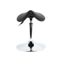 FURWOO Silla de café Silla de barbero Altura ajustable giratoria Respaldo pequeño Tareas Sala de estar Tienda Desayuno Hogar Cocina Silla de Bar Negro - details 8