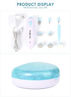 Set de Cortadora de Uñas Eléctrica Multiuso KADS 9 en 1 Kit de Manicura y Pedicura Herramienta para Eliminar la Cutícula Cuidado de las Uñas con Batería Normal - details 5