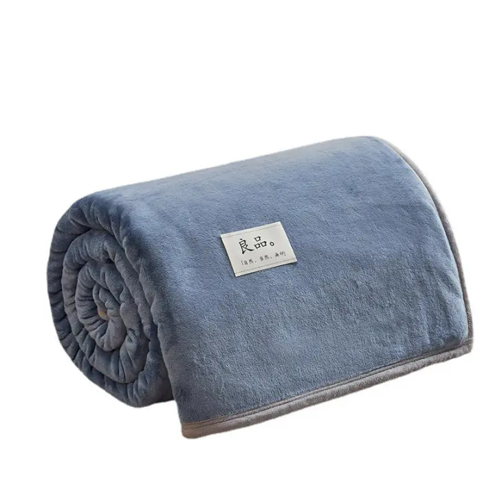 Sábana de cama de una sola pieza, edredón de cama doble de felpa de invierno, terciopelo de leche engrosado, terciopelo coral - 1