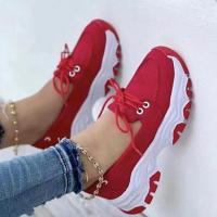 Zapatos deportivos vulcanizados para mujer, zapatos de plataforma cómodos y casuales de moda, transpirables, de moda, - details 4