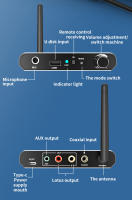 Receptor de Audio HIFI con Bluetooth 5,2, convertidor DAC Coaxial Digital a analógico de 3,5mm, AUX, RCA, Mic, u-disk Jack, adaptador inalámbrico ESTÉREO - details 3