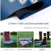 Estampado extra grueso de elastómero termoplástico, antideslizante,183x68x0,15 cm , pulgadas para yoga, pilates y fitness - details 8