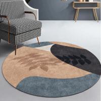 Alfombra de Tapete Redonda de Lujo Nórdico para Decoración de Hogar Alfombra para Dormitorio y Sala de Estar Alfombra Grande para Decoración de Habitación de Adolescente - details 1