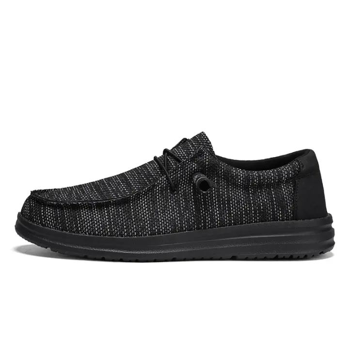 Los hombres viejos zapatos de tela de Beijing pedal plataforma de los hombres mocasines. - 1