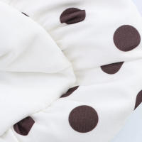 TRAFZA-vestido elástico sin mangas con lunares para mujer, minivestido plisado de cintura alta, ajustado y sin espalda, a la moda, para verano - details 8