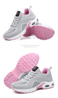 Gran oferta de zapatillas de deporte para mujer, zapatillas para correr con fondo suave y cojín de aire, zapatillas de tenis transpirables de malla para exteriores, zapatillas deportivas cómodas - details 23