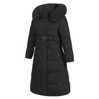 Chaqueta Larga de Invierno con Capucha y Plumón Acolchado para Mujer, PLUMÍFERO - details 4