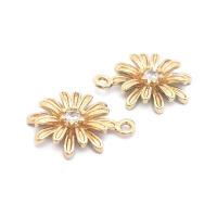 Colgantes de latón y circonita de Color dorado de 18K para mujer, joyería artesanal de alta calidad, collar, pendientes, accesorios - details 11