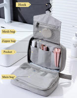 Bolsa colgante de baño para artículos de tocador, bolsa de almacenamiento de cosméticos a prueba de agua, maquillaje de pared, bolsa de lavado de belleza, estuche organizador de gran capacidad, nuevo - details 1