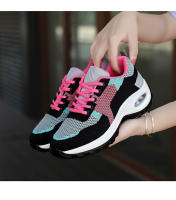 Zapatillas de moda para mujer Zapatillas de malla transpirable con amortiguación de aire Zapatos casuales con aumento de altura para mujer - details 8