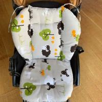 Cojín de Asiento de Carrito de Bebé Universal Alfombra Protectora de Alta Silla de Comedor - details 2