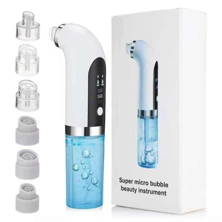 Removedor eléctrico de espinillas de burbujas pequeñas, herramienta limpiadora de nariz Facial con succión al vacío, ciclo de agua USB, eliminación de acné y espinillas - 1