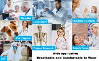 Bata de Laboratorio Hombre Mujer, Bata Médica Algodón Poliéster Bata Blanca Manga Larga Bata Laboratorio Disfraz Doctora para Estudiantes Escuela Laboratorio de Ciencia Enfermera - details 5