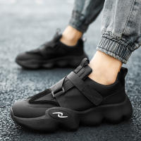 Zapatos deportivos y de ocio para hombres versión coreana zapatos para hombres Velcro moda personalizada zapatos bajos de moda versátiles - details 6