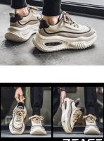 Zapatos deportivos informales con colchón de aire para hombre, zapatos de algodón con aislamiento grueso y felpa y suela aumentada - details 7