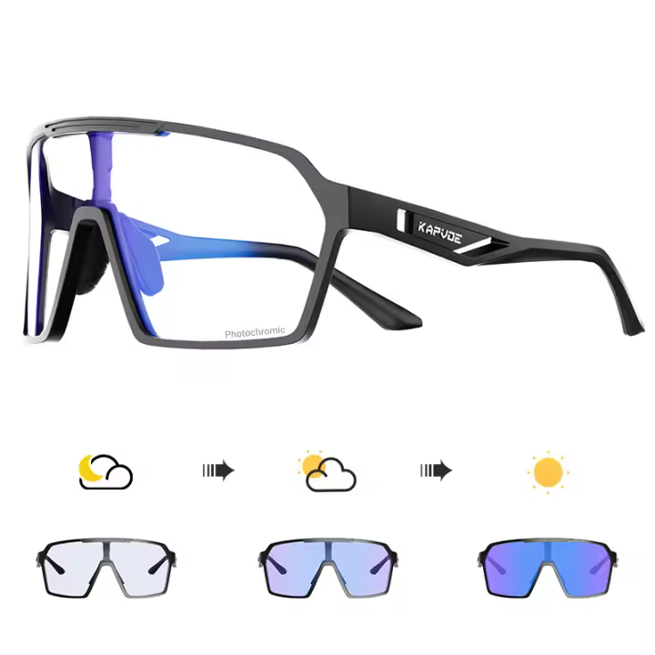 Gafas de Sol Photochromáticas Kapvoe Ligeras, UV400, Para Deportes al Aire Libre - 1