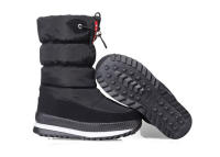 Botas de nieve de terciopelo para mujer, botas de algodón casuales gruesas de caña media cálidas antideslizantes - details 23