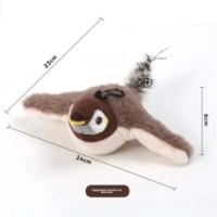 Juguete Interactivo para Gatos Pájaro Eléctrico con Hierba Gatera Activado por Toca - details 0