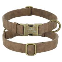 Conjunto Collar personalizado perro, correa plomo caminar, collares de cuero para mascotas, perros pequeños, medianos y grandes, - details 13