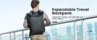 Heroic Knight Men's Backpack Outdoors Travel Rollup Women's Bag Expandable 15.6“ Laptop Pack Large Capacity Waterproof Backpacks - details 1