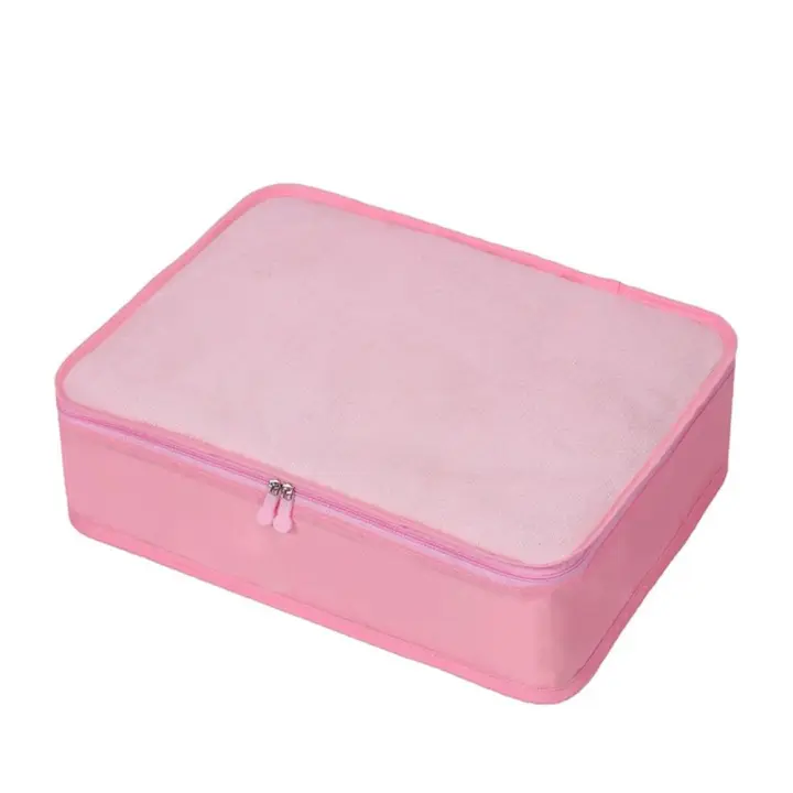 Bolsa de almacenamiento de ropa de viaje de tela Oxford, sistema de cubos, organizador de maleta de viaje impermeable, gran capacidad, a prueba de polvo - 1