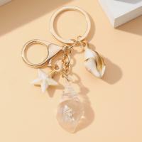 Llavero de concha luminosa, decoración para mochila, colgantes de playa marinos que brillan en la oscuridad, llavero de concha de estrella de mar con personalidad creativa - details 13