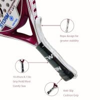 Raqueta de Padel Cwin de Fibra de Carbono Superficie Suave EVA Antideslizante - details 2