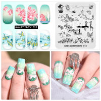 Plantillas de Arte de Uñas KADS para Salones de Belleza Herramientas de Manicura con Diseños de Flores Hojas Oceanos Animales - details 28