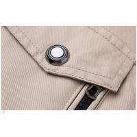 Chaqueta Bomber Men's Style Casual Nueva Primavera Otoño Visteza Exterior Algodón Cremallera - details 8