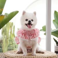 Conjunto de Correa de arnés para Mascotas Ajustable con Encaje Floral Ropa de Perro Linda para Cachorros Accesorios de Arnés para Perros - details 11