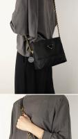 Cadena Bolso pequeño cuadrado Bolso bandolera de un hombro Bolso de cubo Bolso de rombo de tela Oxford de moda de nicho - details 4