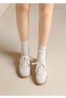 Aumento de altura interior 6 cm ballet zapatos de entrenamiento de las mujeres tamaño pequeño plataforma de cuero casual deportes Forrest Gump zapatos - details 1