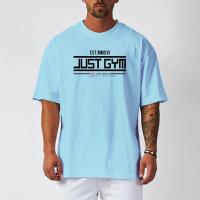 Mens Oversized Muscle T-Shirt Bodybuilding Fitness Tops Plus Big Size Mesh Loose Short Sleeve Summer Quick Dry Breathable Tees - details 5