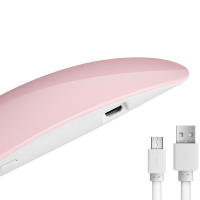 Secador Mini 6W Portátil Lámpara de Manicura UV con 6 LED para Uso Doméstico Cable USB Incluido - details 4