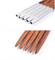KADS pincel para uñas con mango de madera, delineador fino, 5 tamaños diferentes, cabezal duradero y mango resistente - details 8