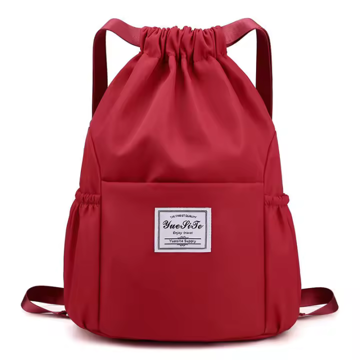 Bolso de mujer nueva moda mochila de cubo de agua Simple ligero con cordón de tela Oxford mochila de viaje bolso de escuela para estudiantes - 1