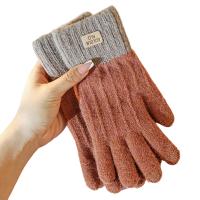 Guantes de Punto de Invierno de Fibra de Alpaca Cálidos, Antideslizantes, Tamaño Completo de Dedos para Mujeres Regalo de Moda para las Fiestas y Cumpleaños - details 2