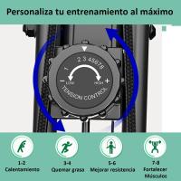 Bicicleta Estática Plegable Magnet Bike, Pantalla LCD Multifunción, Volante de Inercia, 8 Niveles de Resistencia, Sensor de Frecuencia Cardíaca, Manillar Doble, Bici de Spinning - details 2