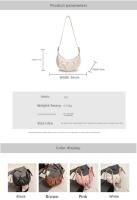 Bolso cruzado plisado de estilo coreano, bolso ligero de Color sólido de PU, bolso de mano de cuero suave, bolso de hombro para mujer - details 6