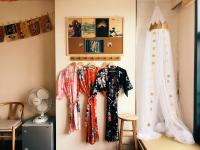 Kimono japonés con estampado de pavo real para mujer, ropa de dormir de estilo corto de satén de seda, camisón de casa, bata de baño, disfraz - details 7