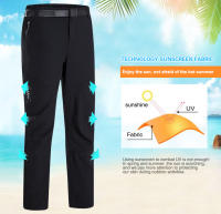 LNGXO Pantalones de Senderismo Ligeros, Secado Rápido, Impermeables para Acampar al Aire Libre, Correr, Escalar Montañas - details 8