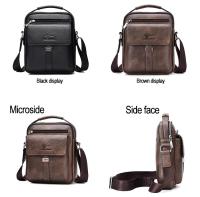 Canguro-Bolso de hombro Vintage para hombre, bandolera de cuero dividido, novedad de 2020 - details 6