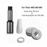 Varilla de pistón de repuesto para pulverizador sin aire para Titan 440 540 640 704551 con reparación de sello 704586 - details 0