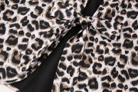 TRAFZA-Conjunto de 2 piezas para mujer, pantalones largos con cremallera, informales, holgados, elegantes, con estampado de leopardo Vintage, sin mangas, con cuello en V - details 10