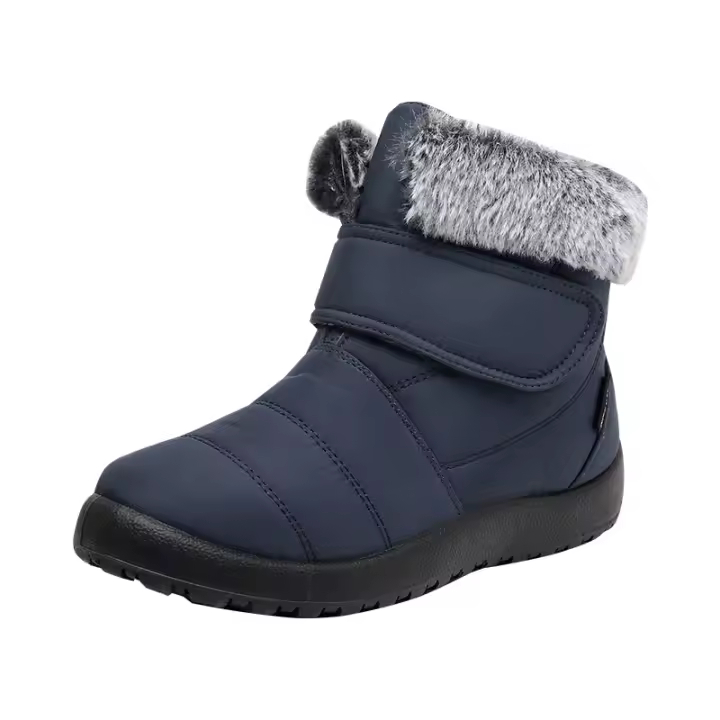 Zapatos de algodón grueso de lana, botas de algodón de suela blanda, zapatos de algodón impermeables, botas de nieve - 1
